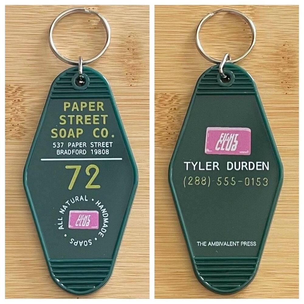 Fight Club Paper Street Soap Co. Tyler Durden Keychain